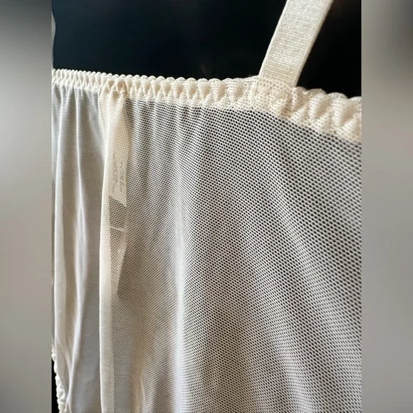 Victoria's Secret white and light blue lacy one-piece - Picture 6 of 13